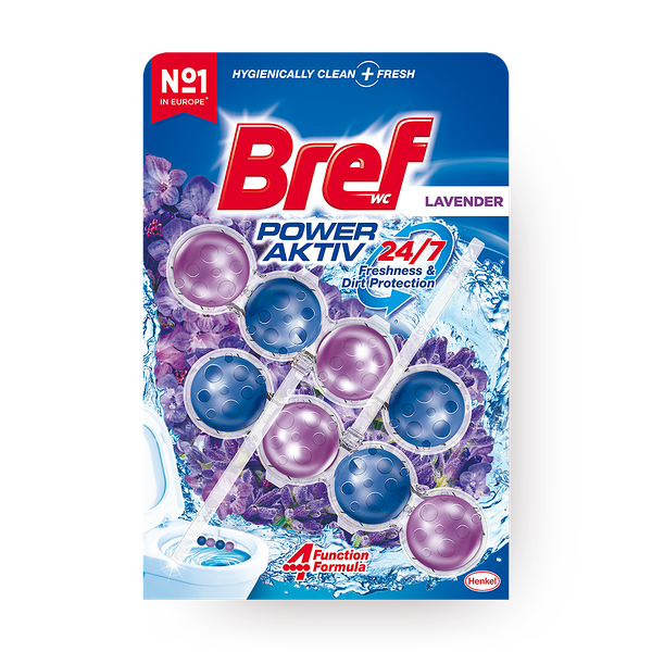 Блок для унитаза Bref Сила актив Лаванда