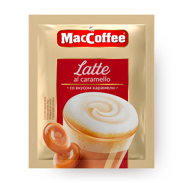 Кофейный напиток растворимый Latte Al Caramello MacCoffee