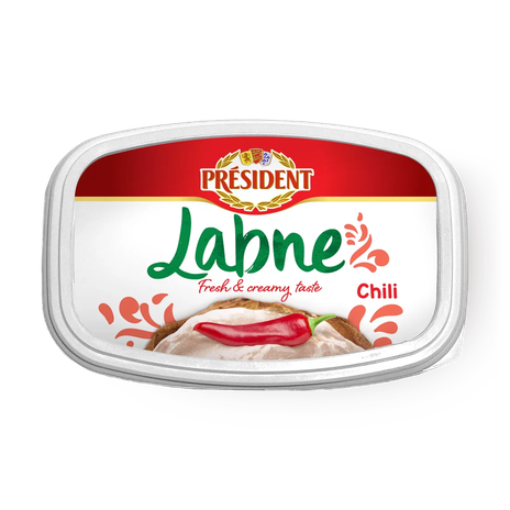 Сыр плавленный Labne President со вкусом чили