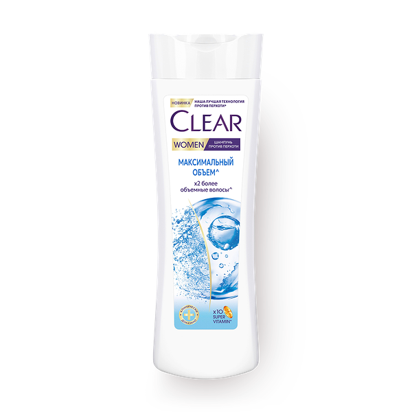 Шампунь против перхоти Clear максимальный объём