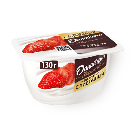 Творожок Danissimo Королевская клубника