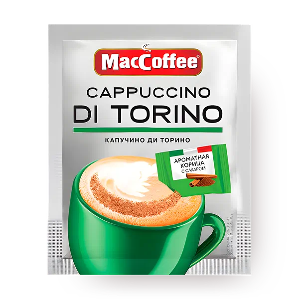 Кофейный напиток растворимый Cappuccino Di Torino MacCoffee с корицей