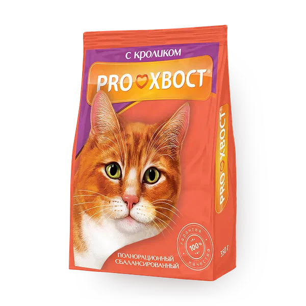 Сухой корм для кошек Proхвост кролик