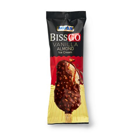 Мороженое Bissgo Vanila Almond  Musa