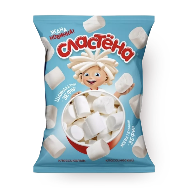Зефир жевательный «Сластёна» в глазури карамельный шоколад
