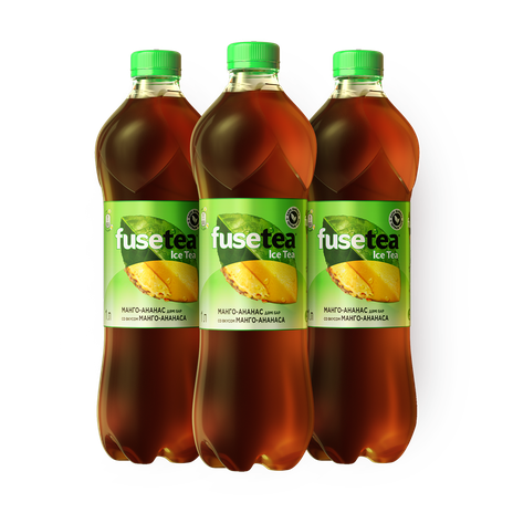 Холодный чай Fuse tea манго-ананас, 1L 3шт