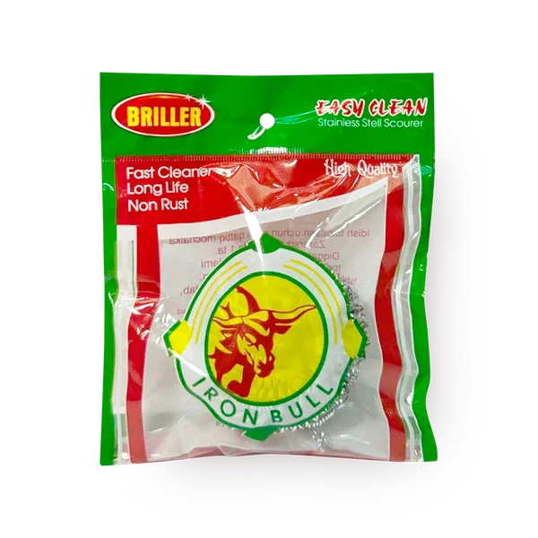 Губка для посуды Briller Стандарт металлическая спиральная