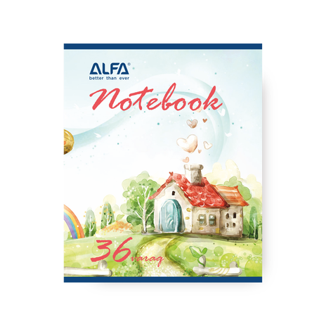 Тетрадь в клетку Alfa 36 листов