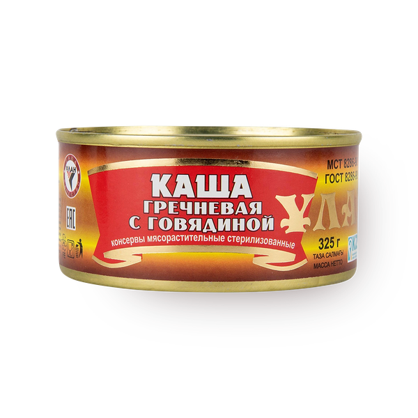 Каша гречневая «Улан» с говядиной