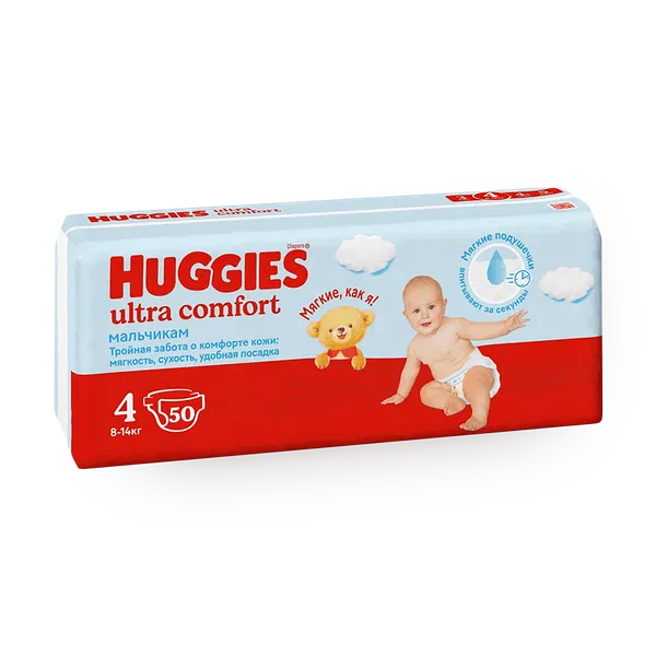 Подгузники Huggies Ultra Comfort 4 8-14 кг