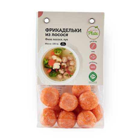 Фрикадельки из лосося Kid's Plate замороженные