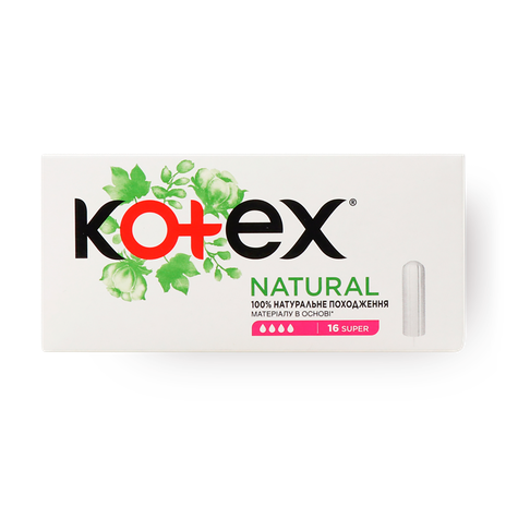 Тампоны Kotex Natural Super
