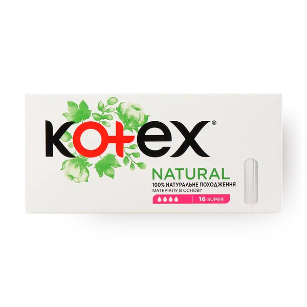 Тампоны Kotex Natural Super