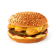 Большой бургер куриный BBQ