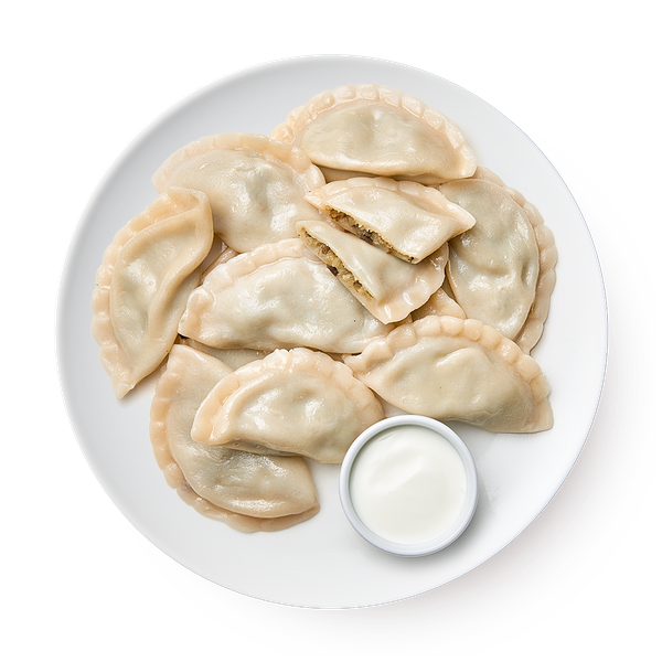 Вареники с картофелем и грибами