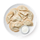 Вареники с картофелем и грибами