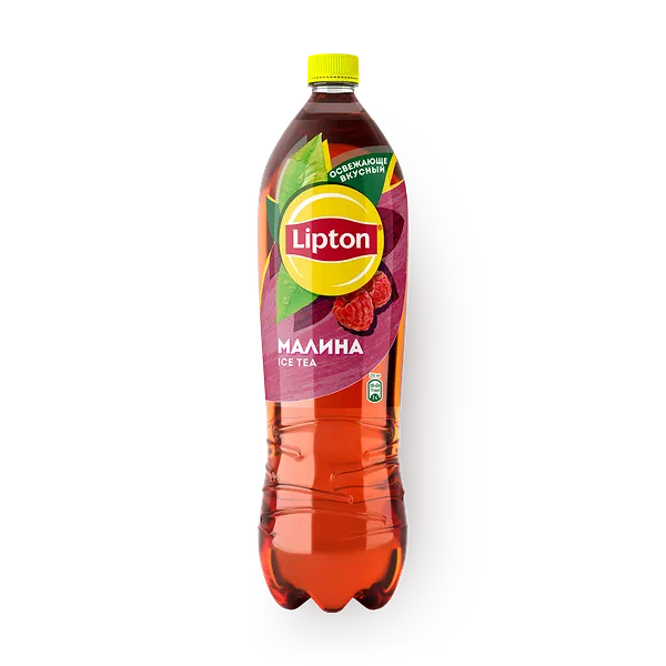 Чай холодный чёрный Lipton Tea малина