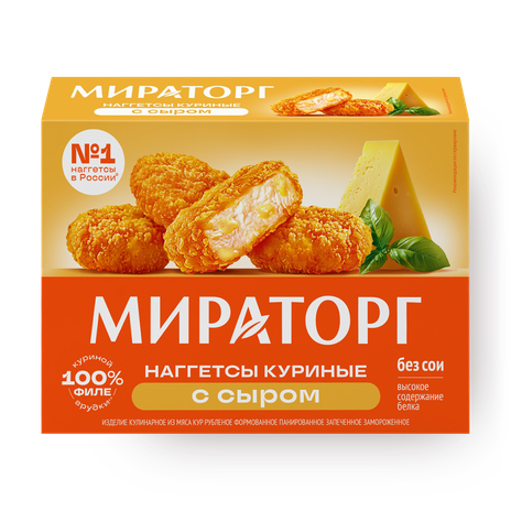 Наггетсы куриные с сыром «Мираторг»