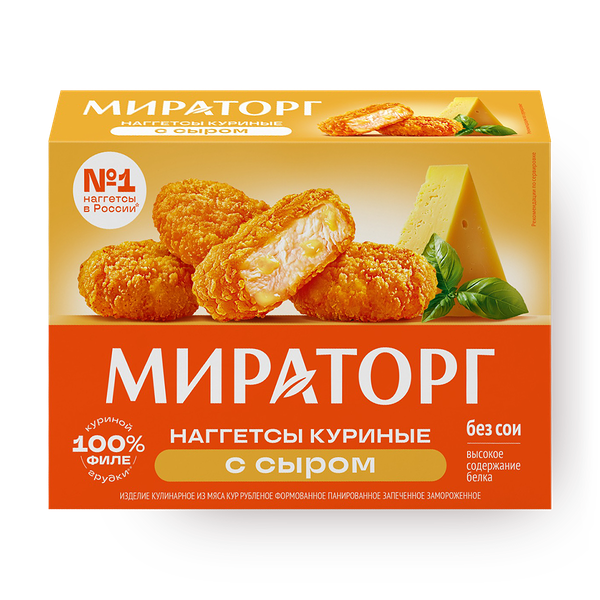 Наггетсы куриные с сыром «Мираторг»
