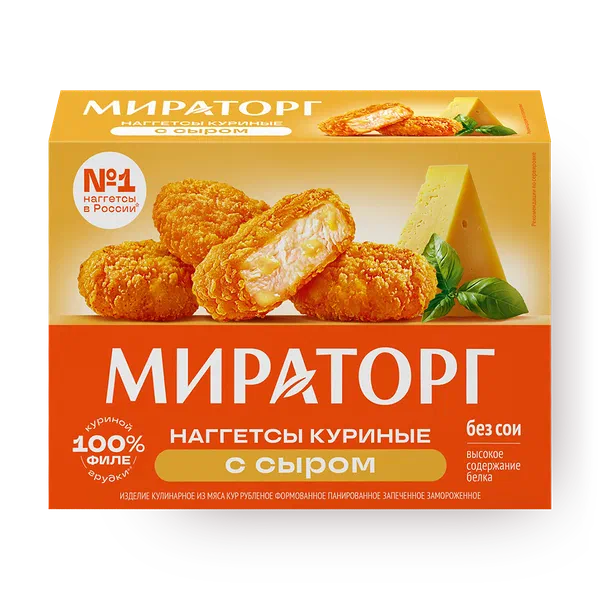 Наггетсы куриные с сыром «Мираторг»