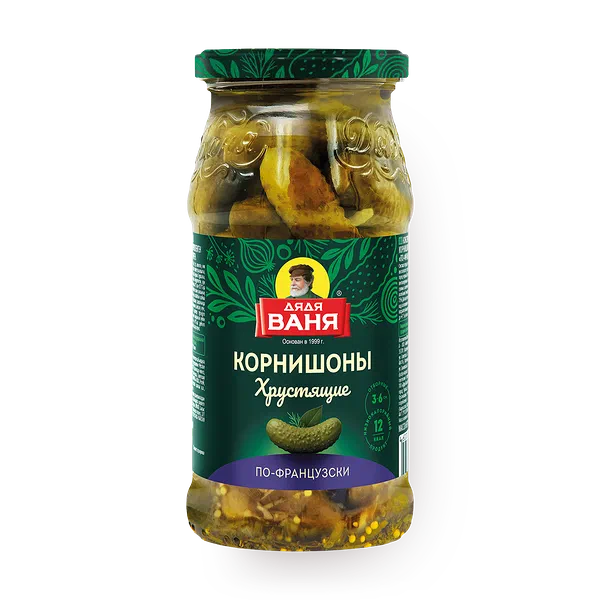 Огурцы корнишоны По-Французски «Дядя Ваня»