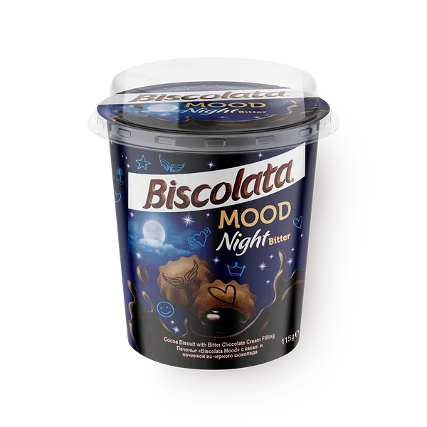 Печенье Biscolata Mood с шоколадным кремом