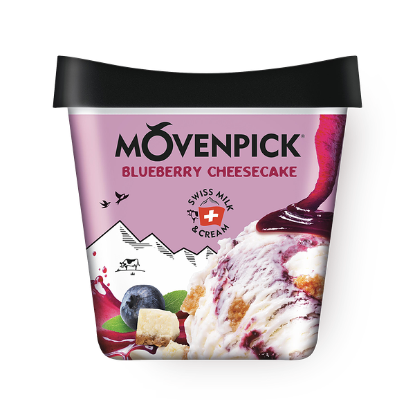 Мороженое Movenpick Blueberry Cheesecake