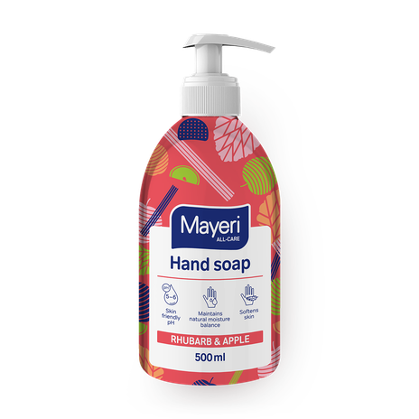 Мыло жидкое Mayeri All-Care ревень и яблоко