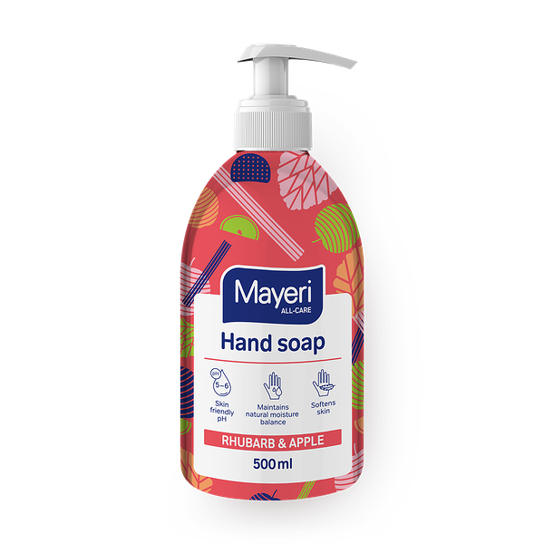 Мыло жидкое Mayeri All-Care ревень и яблоко