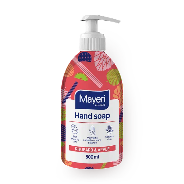 Мыло жидкое Mayeri All-Care ревень и яблоко