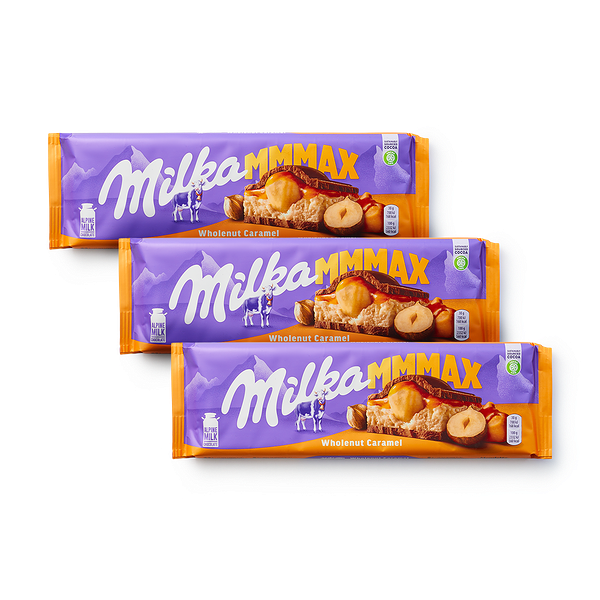 Шоколад молочный Milka с карамелью и цельным фундуком 3 шт