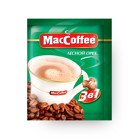 Кофейный напиток растворимый 3в1 MacCoffee лесной орех