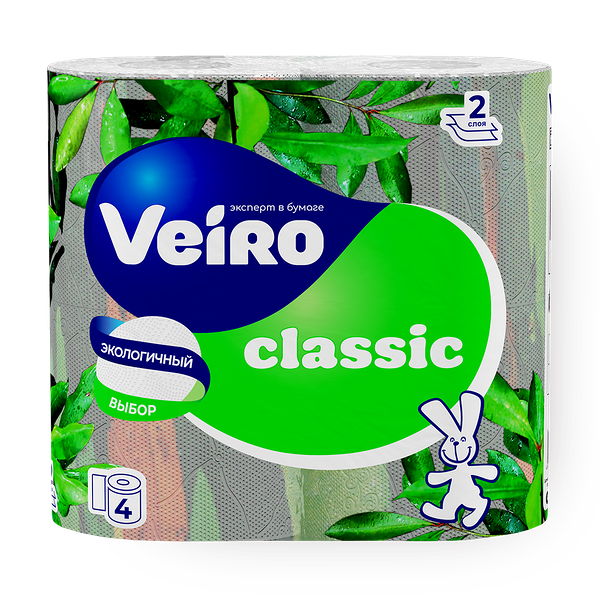 Туалетная бумага Veiro Classic 2 слоя