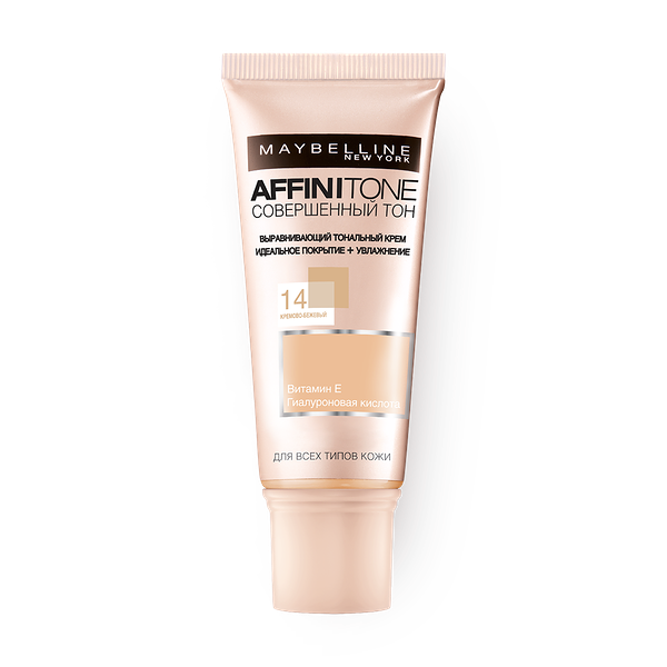 Тональный крем Maybelline Affinitone оттенок 14 бежево-кремовый