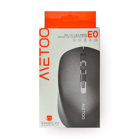 Мышь беспроводная Metoo E0 2.4G и Bluetooth