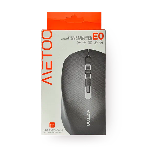 Мышь беспроводная Metoo E0 2.4G и Bluetooth