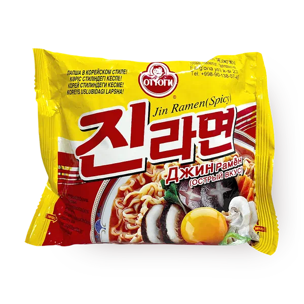 Лапша быстрого приготовления Otoki Jin Ramen острая