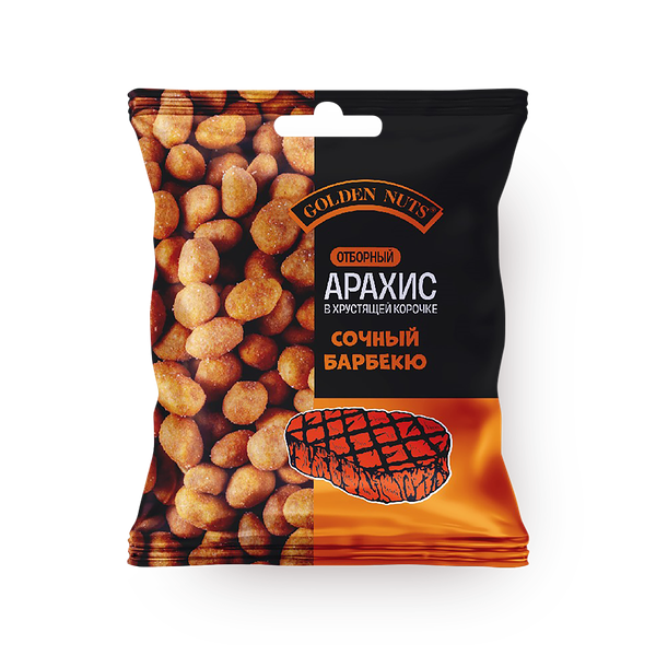 Арахис Golden Nuts барбекю в хрустящей корочке