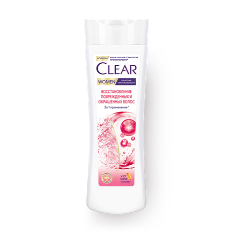 Шампунь Clear Women для повреждённых и окрашенных волос