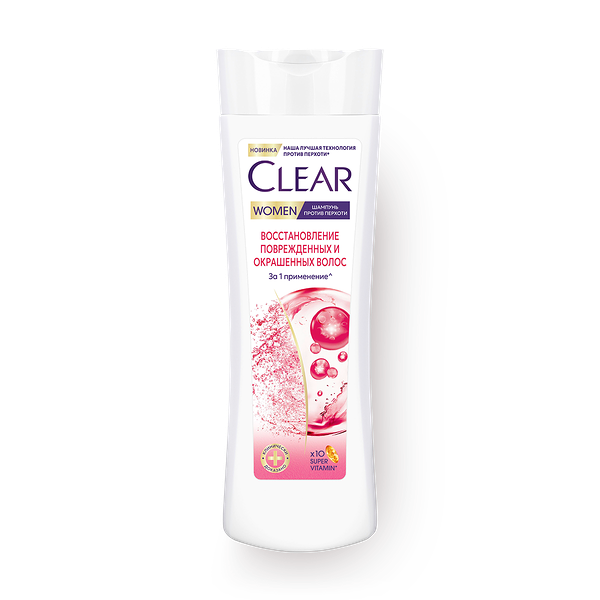Шампунь Clear Women для повреждённых и окрашенных волос