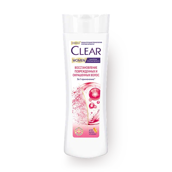 Шампунь Clear Women для повреждённых и окрашенных волос
