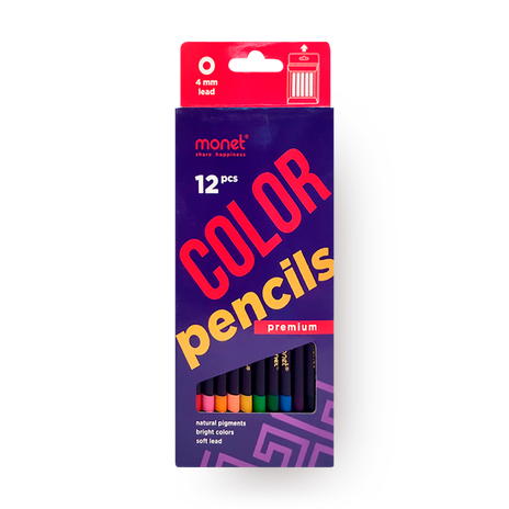 Карандаши цветные Monet Holographic Purple