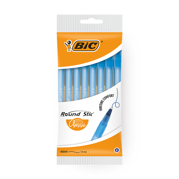 Ручка шариковая Bic Round Stic Classic синяя
