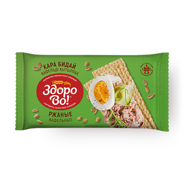 Хлебцы вафельные «Здорово!» с кунжутом