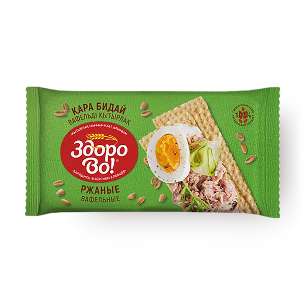 Хлебцы вафельные ржаные «Здорово!»