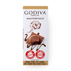 Godiva smooth and creamy milk chocolate