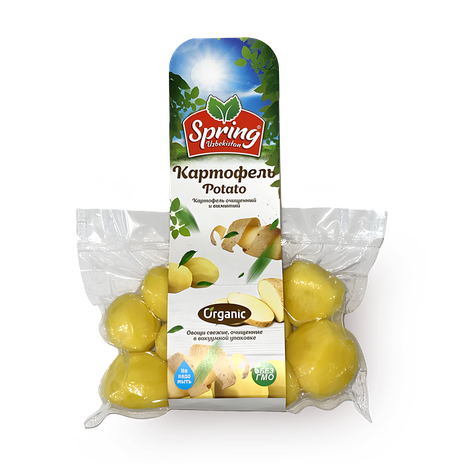 Картофель очищенный Spring свежий