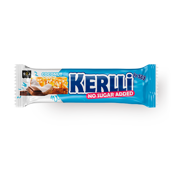 Батончик злаковый Kerlli Soj с кокосом без добавления сахара