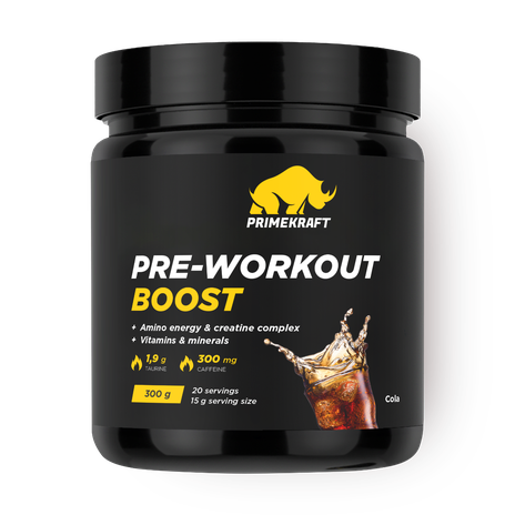 Предтренировочный комплекс PrimeKraft Pre-Workout Boost кола