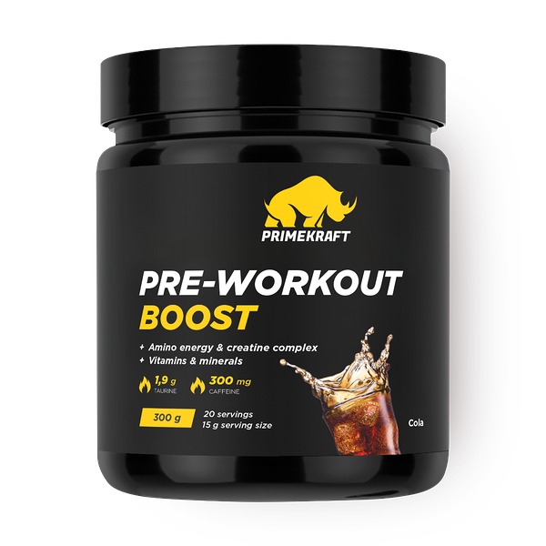 Предтренировочный комплекс PrimeKraft Pre-Workout Boost кола